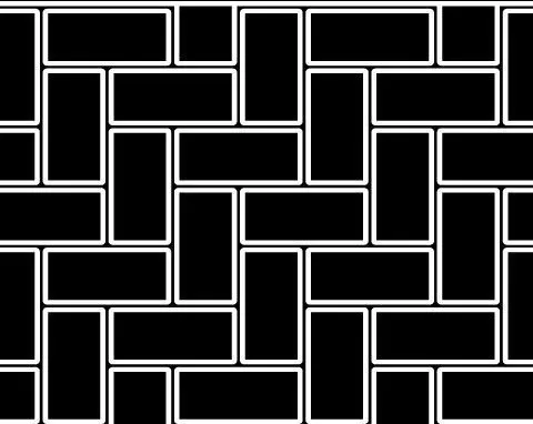Classic Herringbone concrete resurfacing stencil pattern