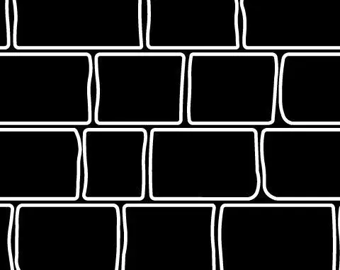 Cobblestone concrete resurfacing stencil pattern