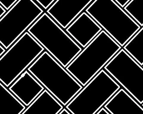 Flanders Weave concrete resurfacing stencil pattern